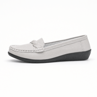Grey Sport Stripe Sole Loafers