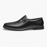 Dark Brown Metal Trim Loafers