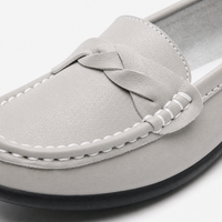 Grey Sport Stripe Sole Loafers