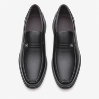 Dark Brown Metal Trim Loafers