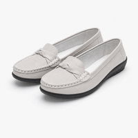 Grey Sport Stripe Sole Loafers