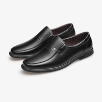 Dark Brown Metal Trim Loafers