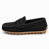 Penny Stitch Suede Loafers Kids