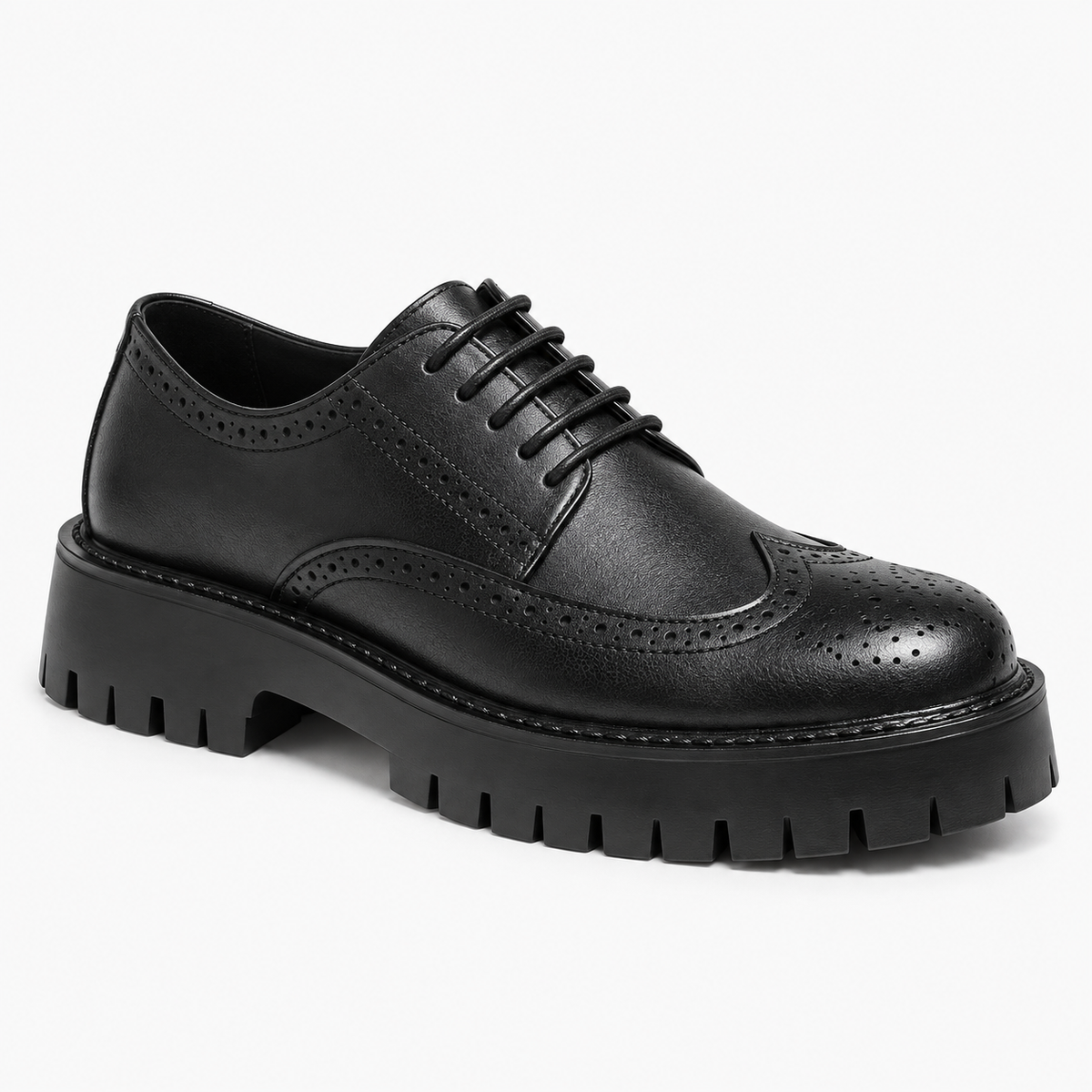 Lace Up Platform Loafers Chunky