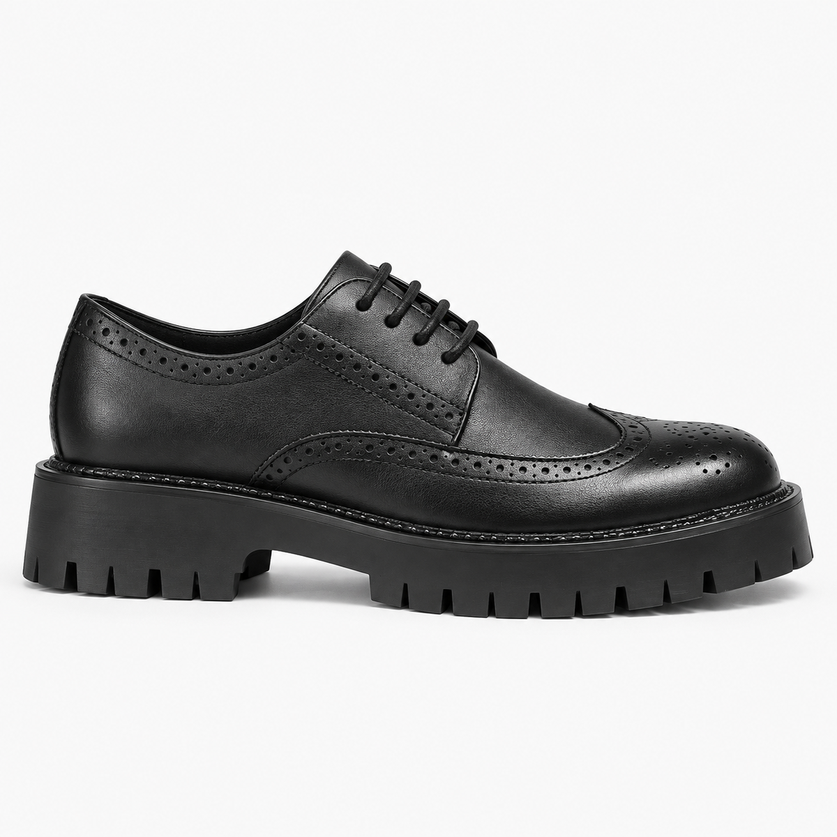 Lace Up Platform Loafers Chunky