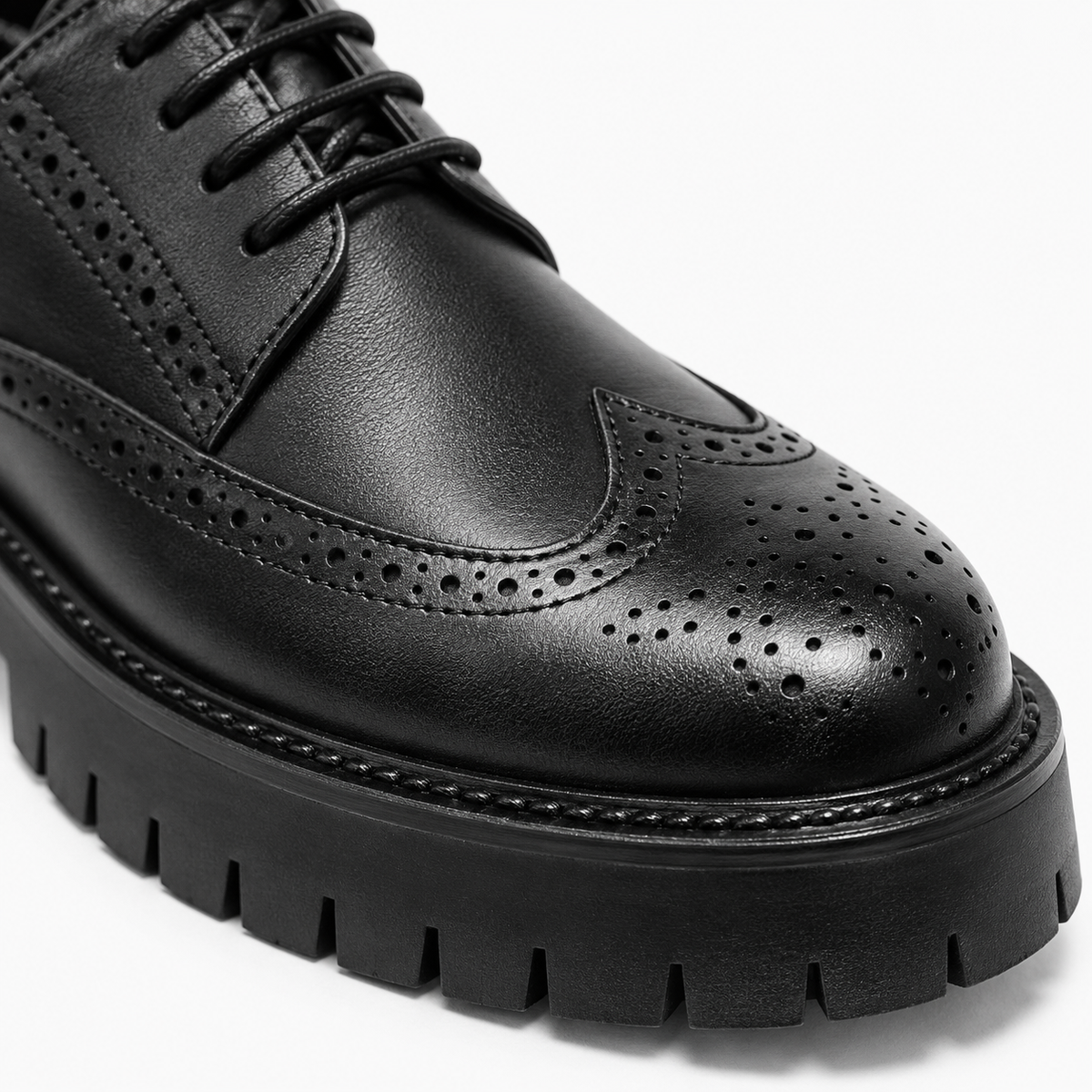 Lace Up Platform Loafers Chunky