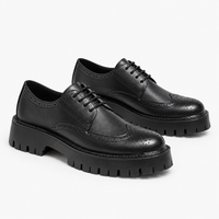 Lace Up Platform Loafers Chunky