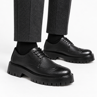 Lace Up Platform Loafers Chunky