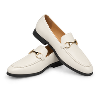 Golden Horsebit Mens Loafers Square