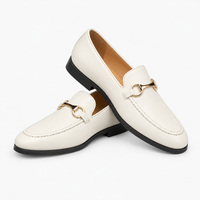 Golden Horsebit Mens Loafers Square