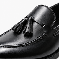 Black Patent Tassel Loafers Formal