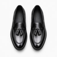 Black Patent Tassel Loafers Formal