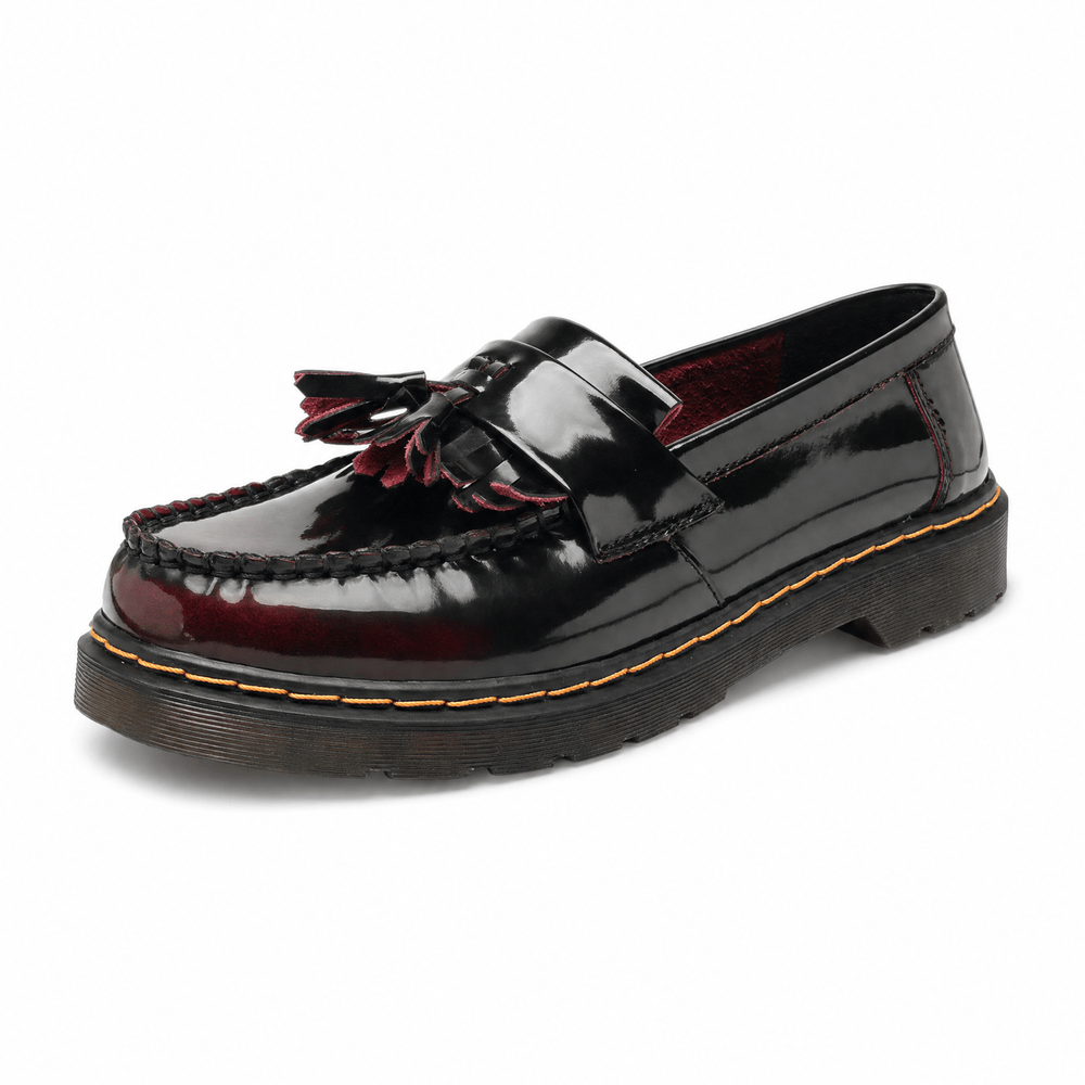 Gentry Morris Black / 2.5 Fringe Tassel Loafers
