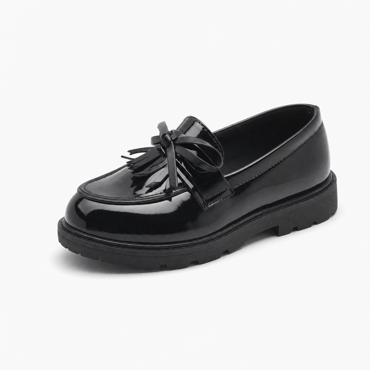 Gentry Morris Black / 21 Black Chunky Tassel Loafers