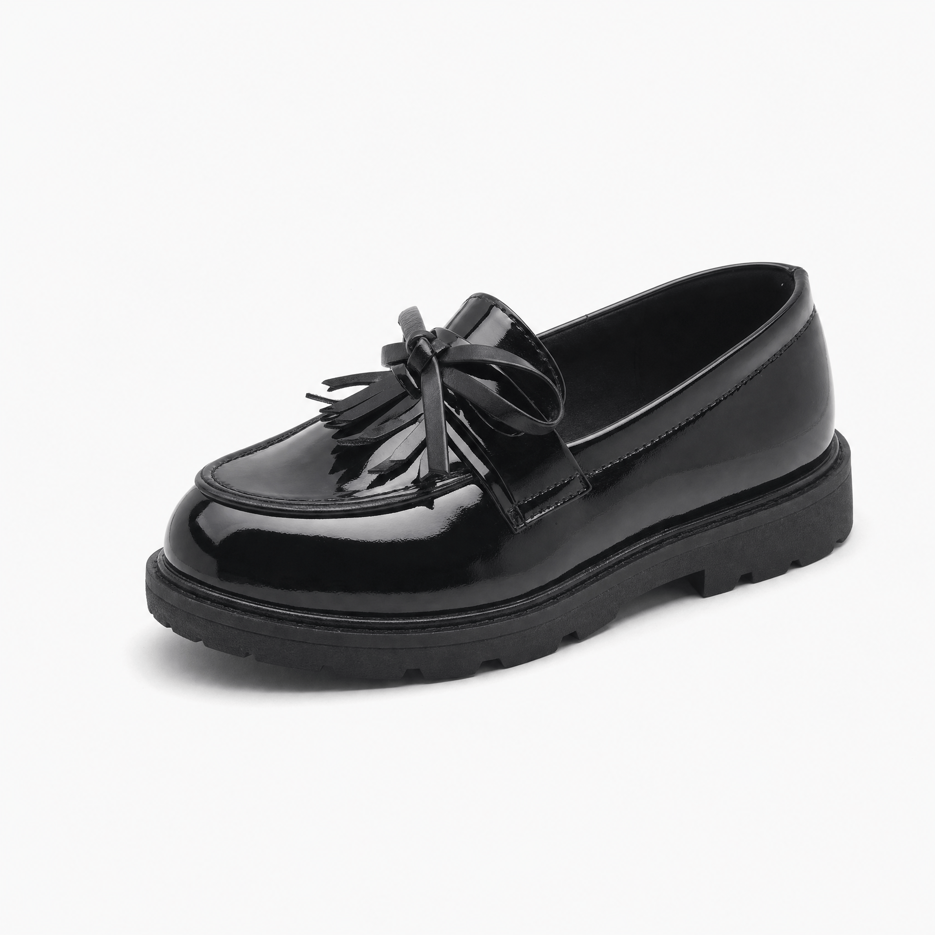 Gentry Morris Black / 21 Black Chunky Tassel Loafers