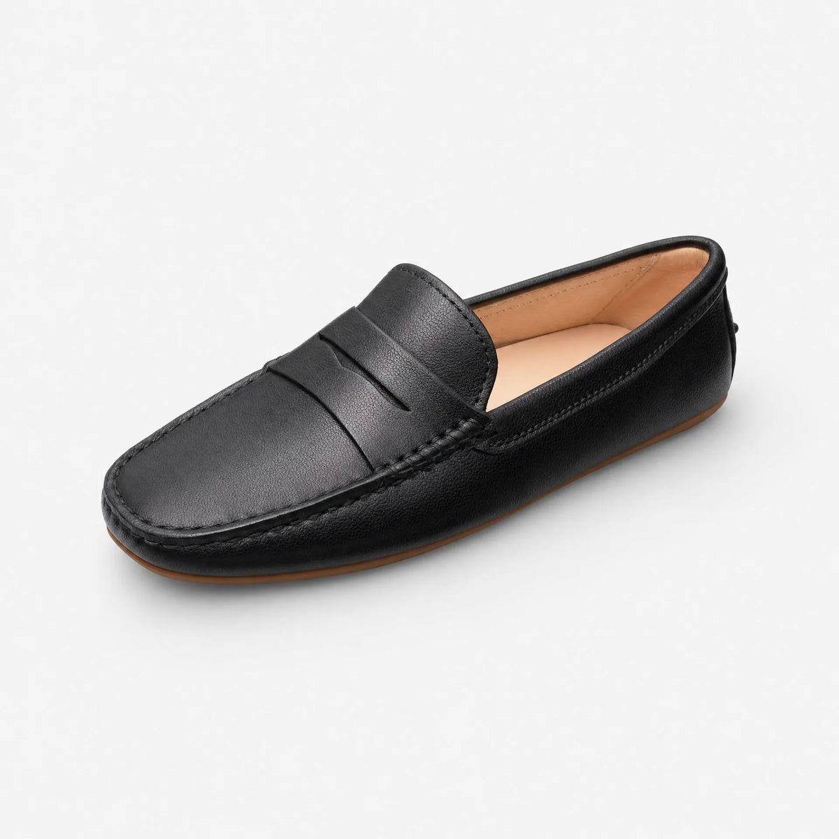 Gentry Morris Black / 35 Black Penny Loafers Flat Style
