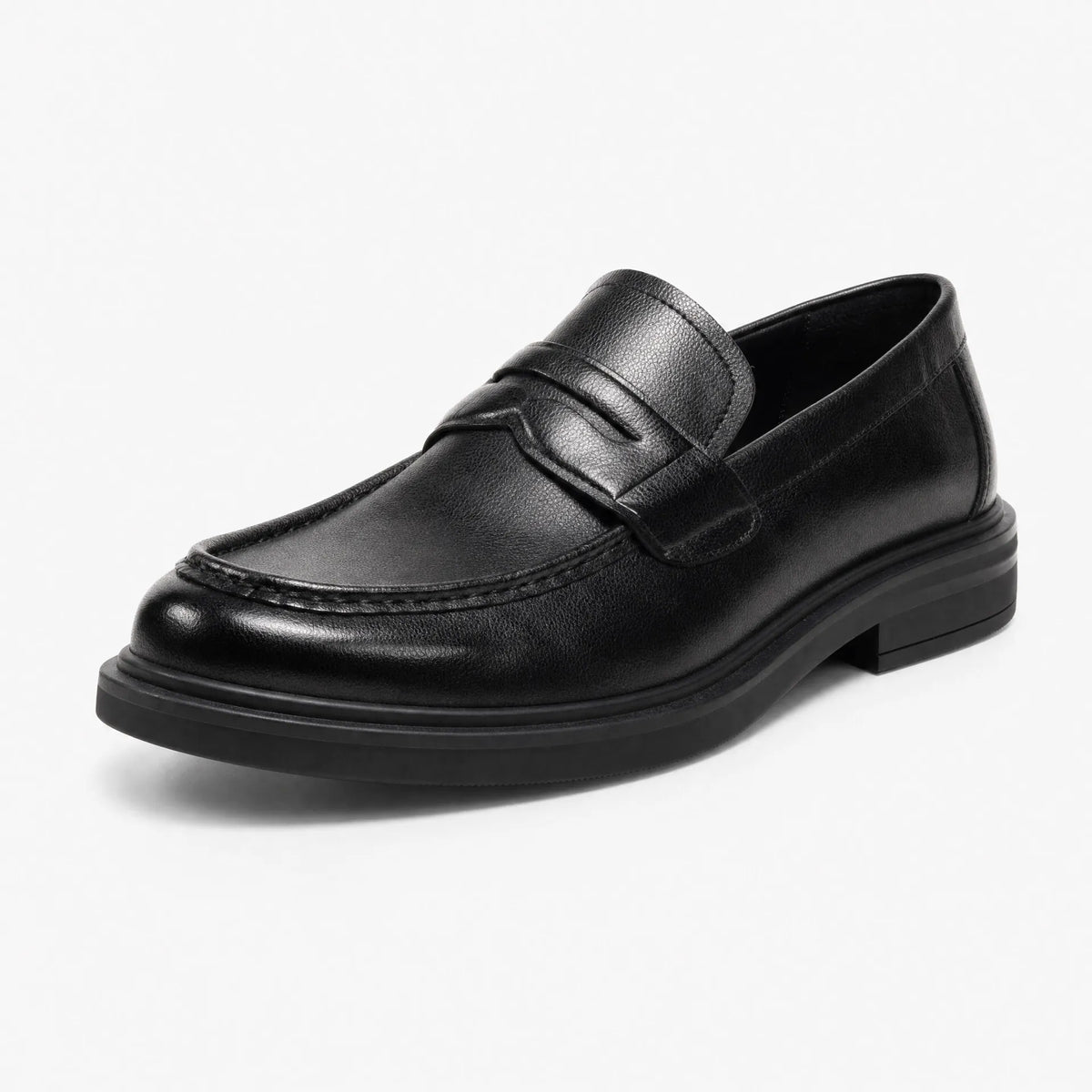 Gentry Morris Black / 38 Black Chunky Penny Loafers Mens