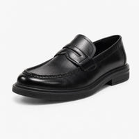Gentry Morris Black / 38 Black Chunky Penny Loafers Mens