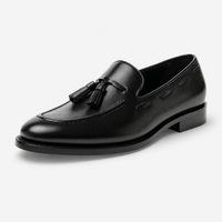 Gentry Morris Black / 38 Black Patent Tassel Loafers Formal