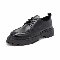 Gentry Morris Black / 39 Lace Up Chunky Mens Loafers