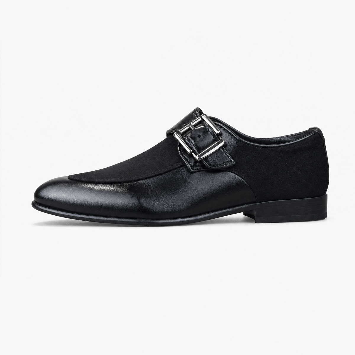 Gentry Morris Black Buckle Patent Loafers Boys