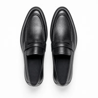 Gentry Morris Black Chunky Penny Loafers Mens