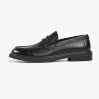 Gentry Morris Black Chunky Penny Loafers Mens