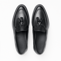 Gentry Morris Black Patent Tassel Loafers Formal