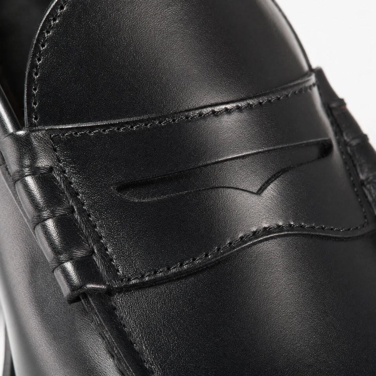 Gentry Morris Black Penny Loafers Polished Formal