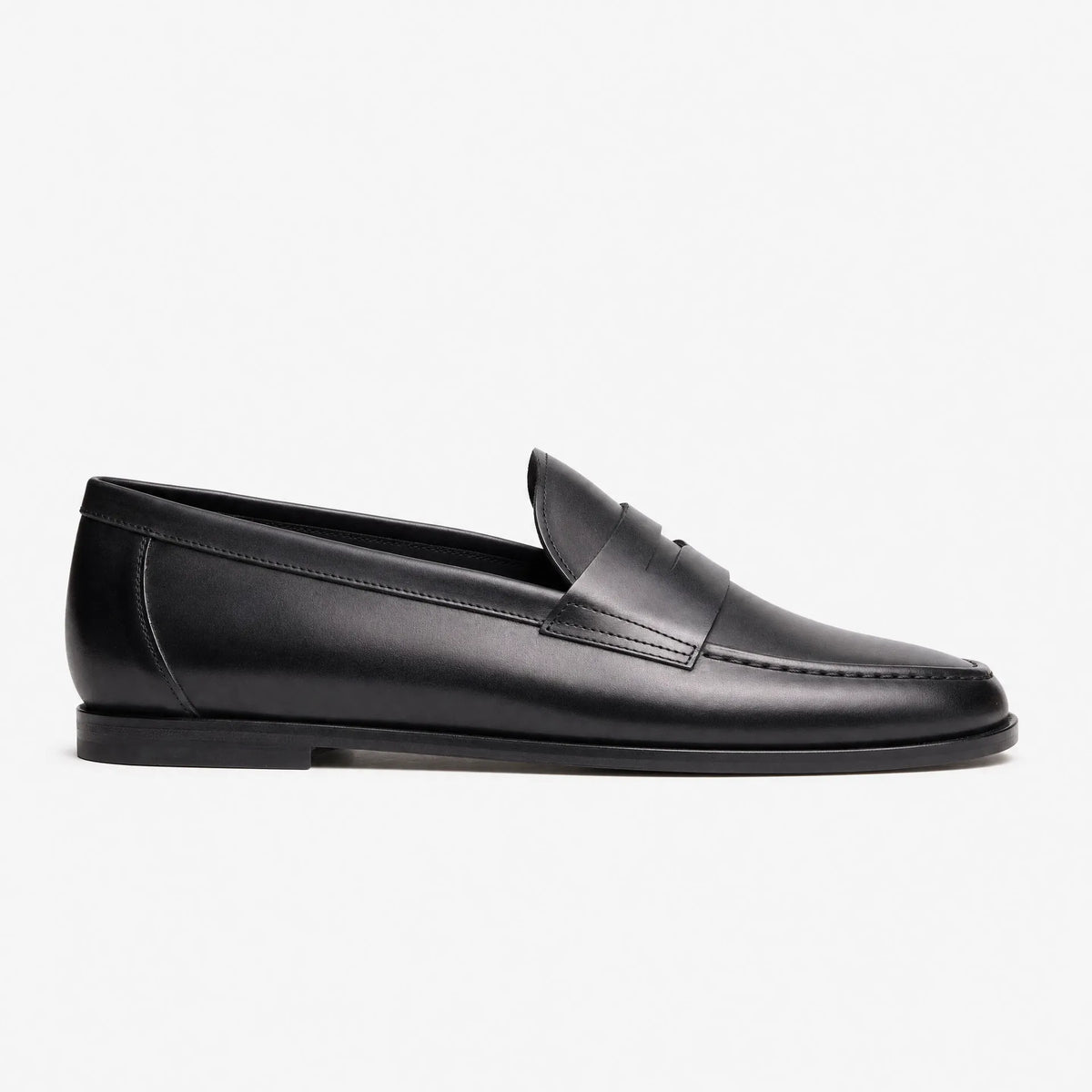Gentry Morris Black Penny Loafers Polished Formal