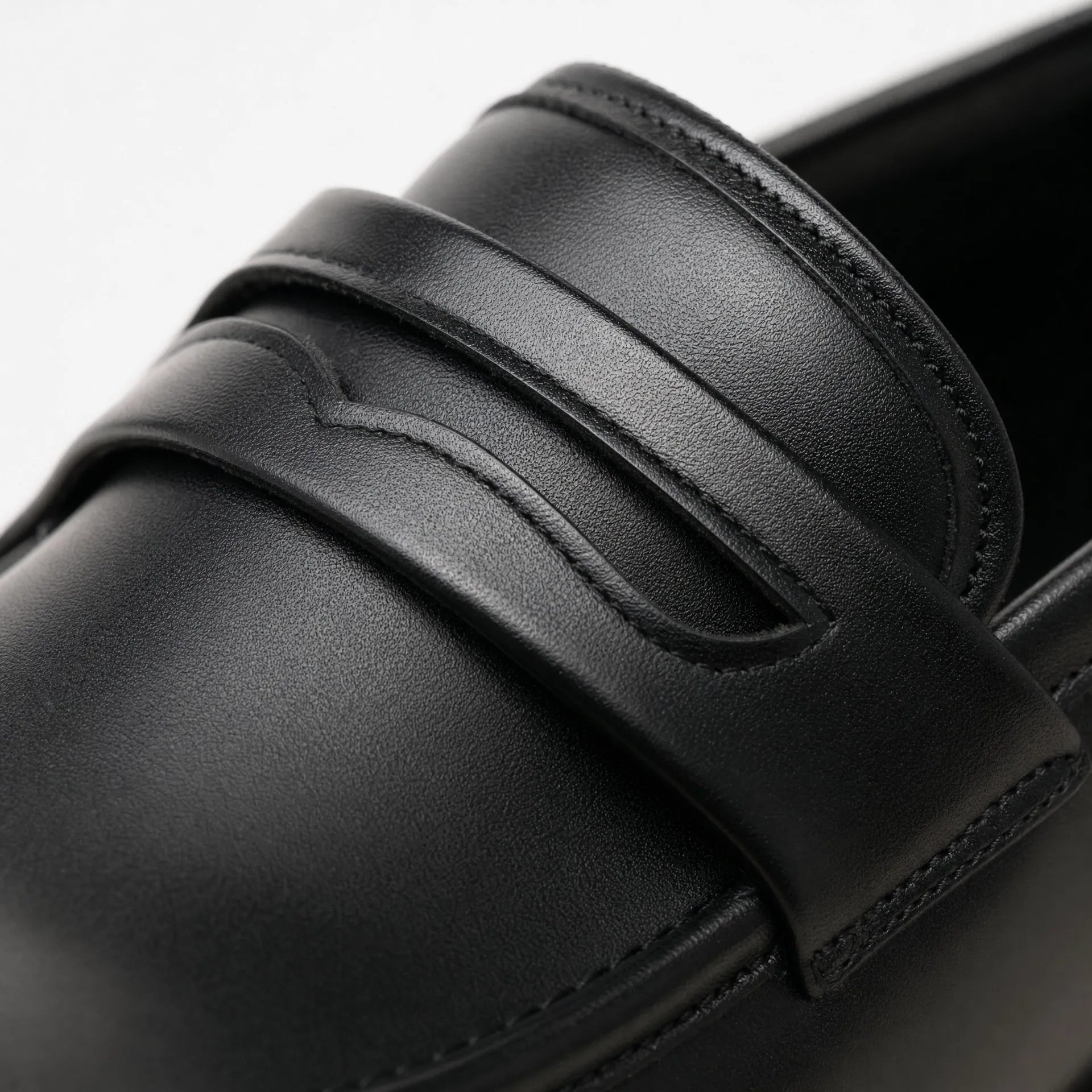 Gentry Morris Black Platform Loafers Mens Chunky