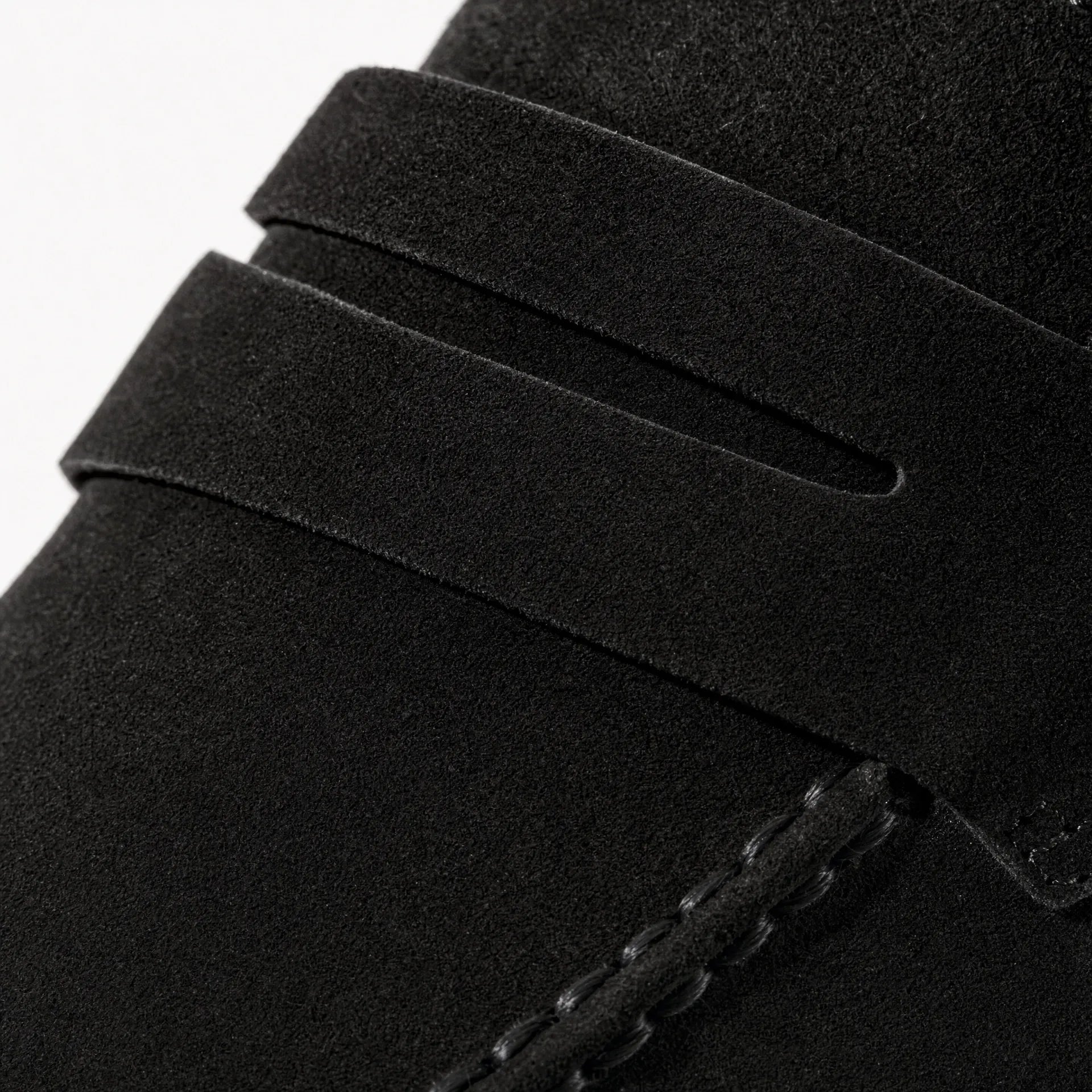 Gentry Morris Black Suede Mens Loafers Smart