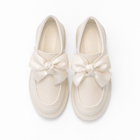 Gentry Morris Bow Detail Platform Loafers Chunky
