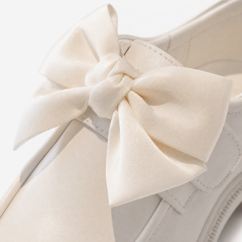 Gentry Morris Bow Detail Platform Loafers Chunky