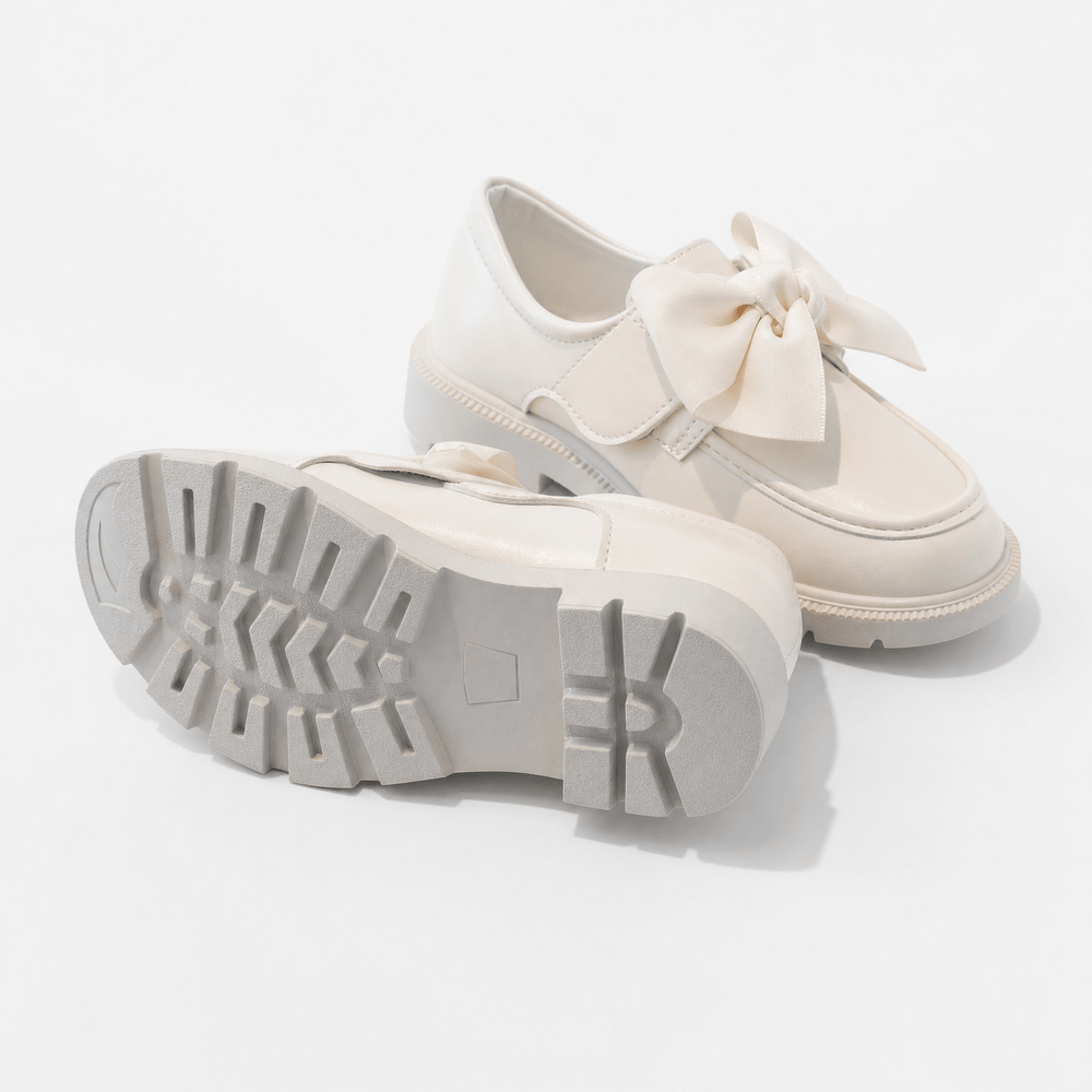 Gentry Morris Bow Detail Platform Loafers Chunky