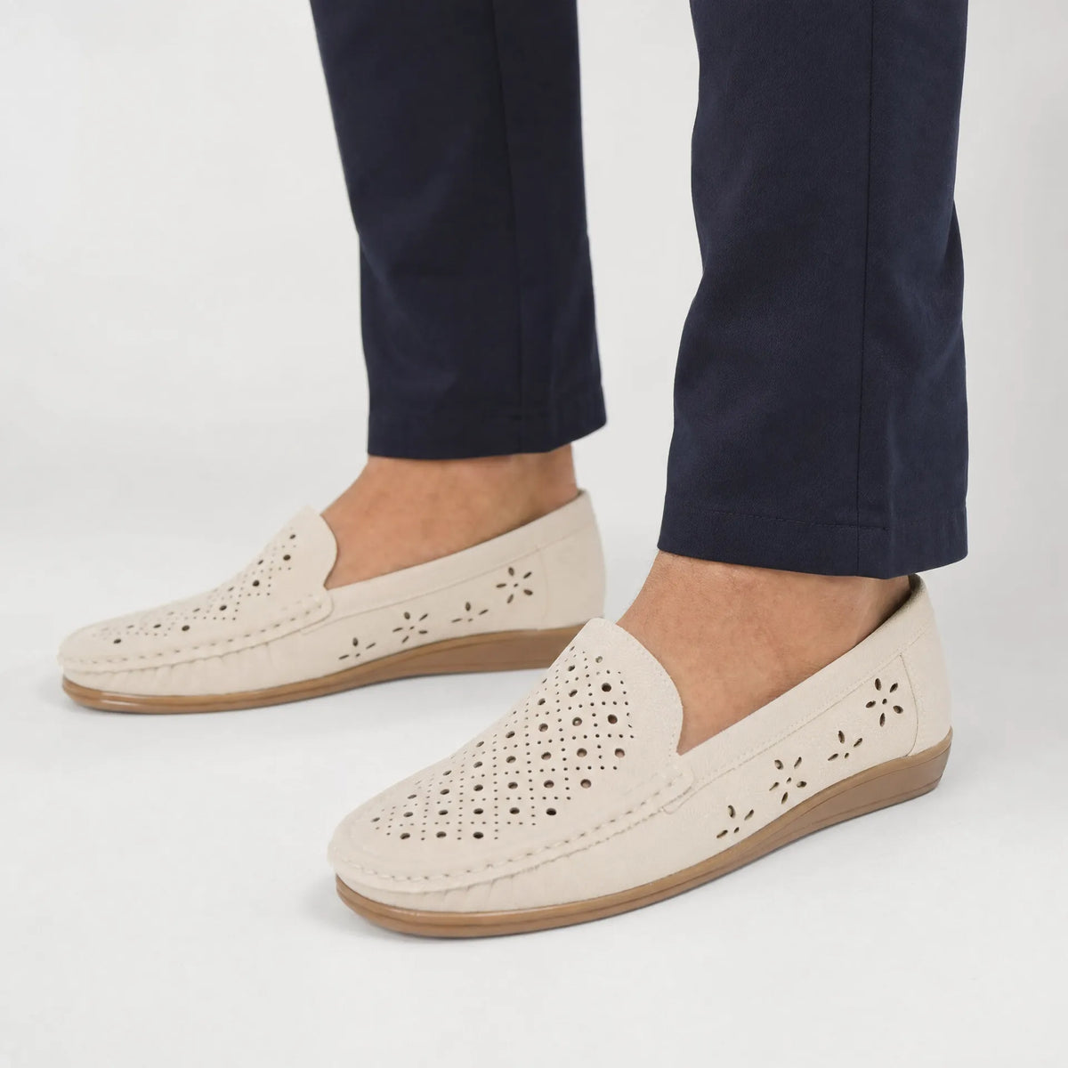 Gentry Morris Breathable Platform Loafers