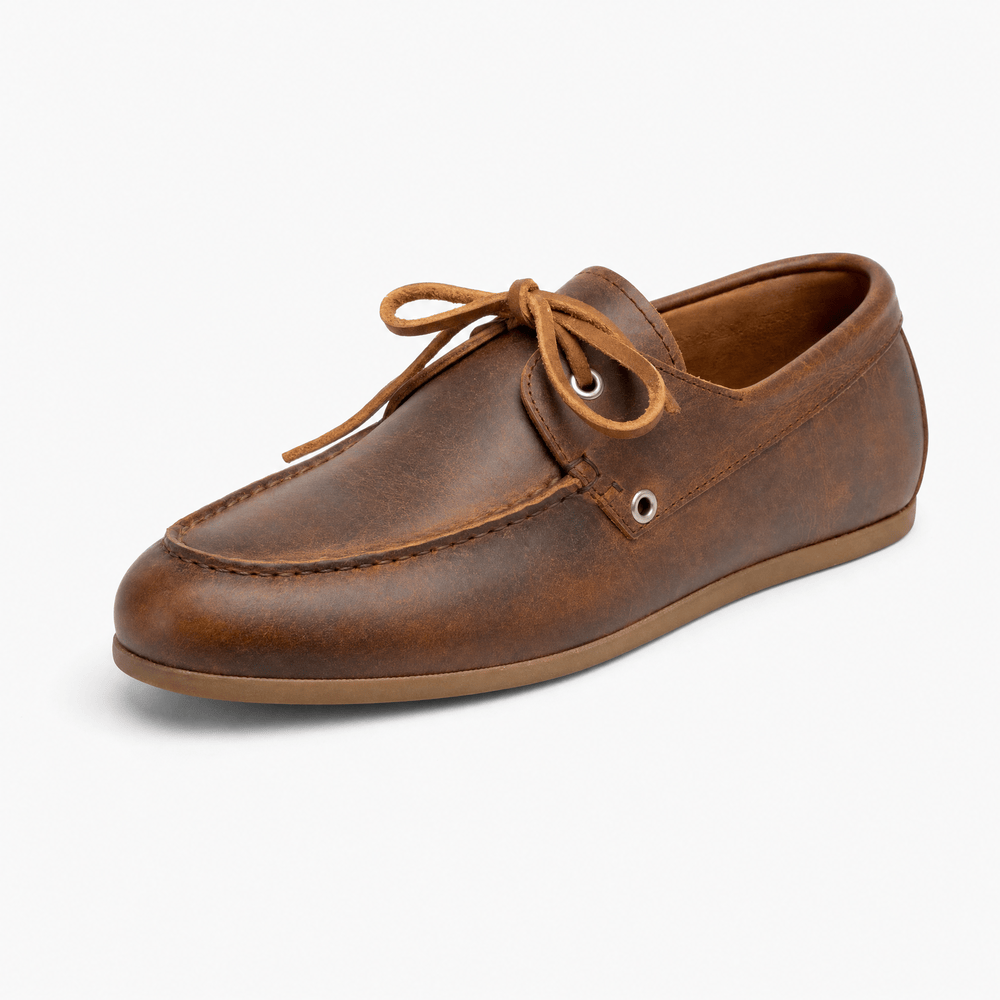 Gentry Morris Brown / 3.5 Lace Up Loafers Dark Brown