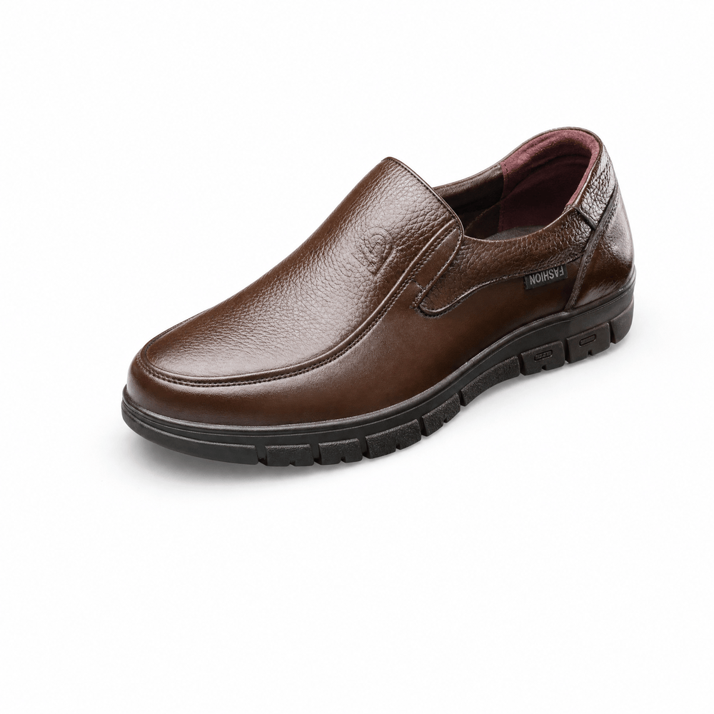 Gentry Morris Brown / 37 Brown Thick Sole Mens Loafers