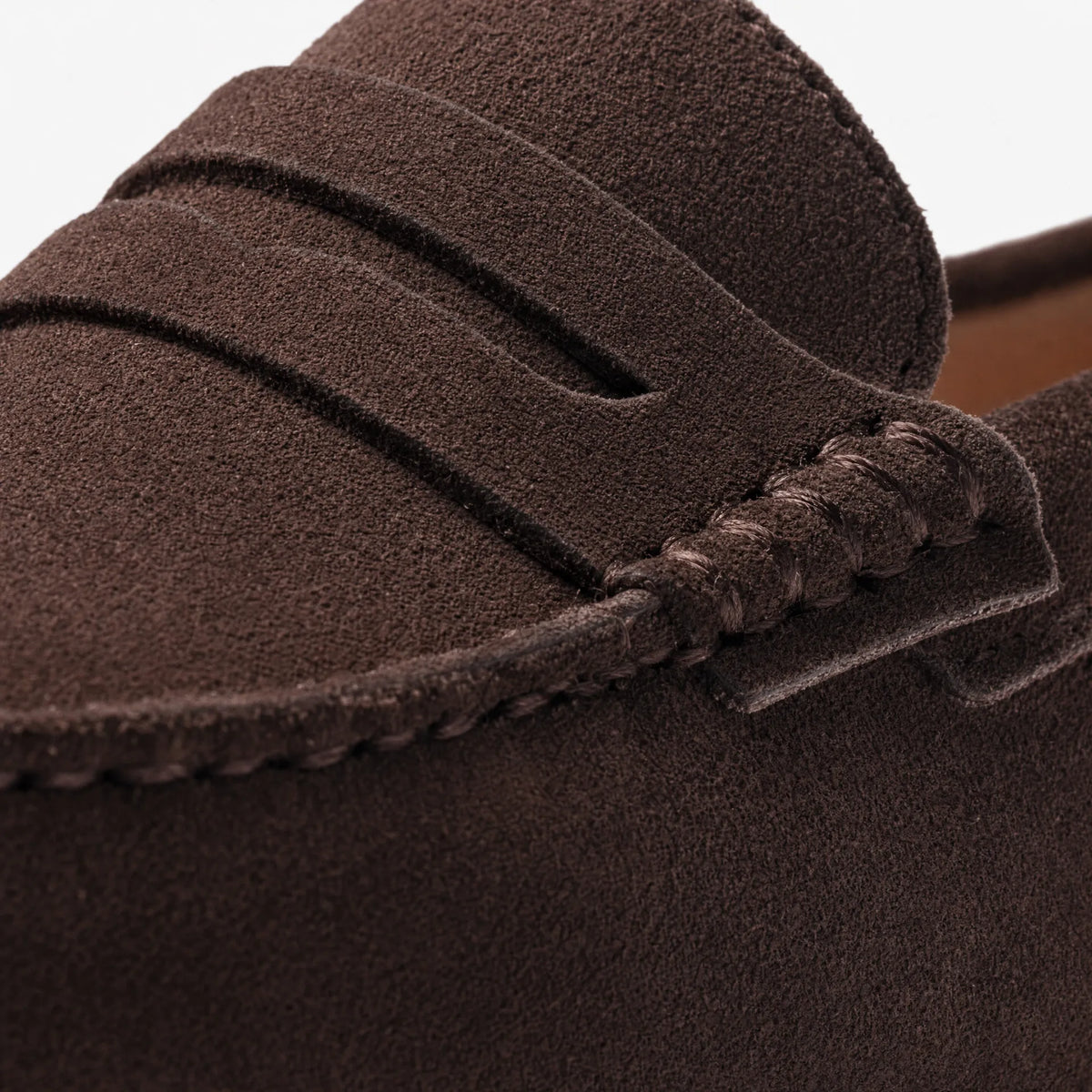 Gentry Morris Brown Driving Suede Loafers