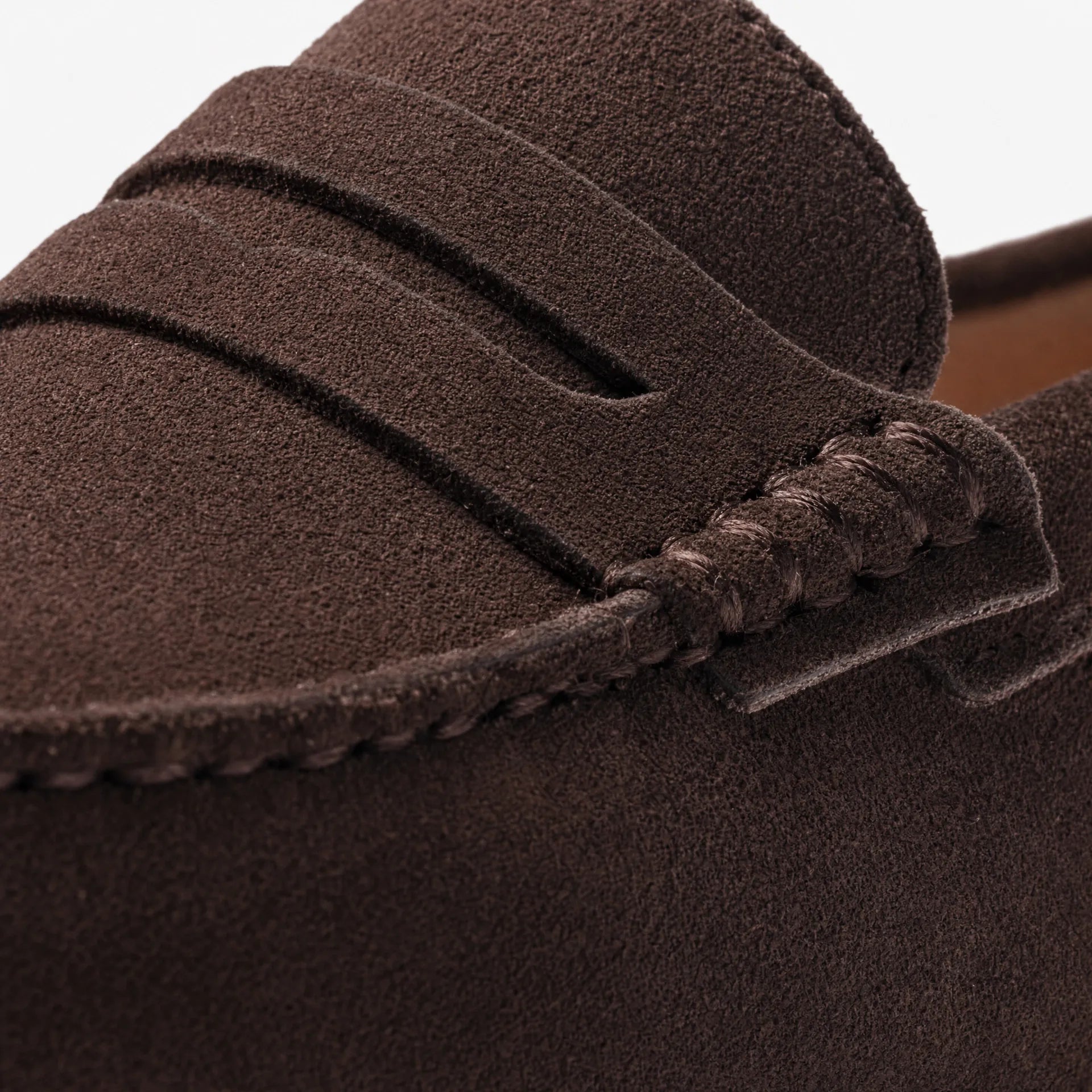 Gentry Morris Brown Driving Suede Loafers