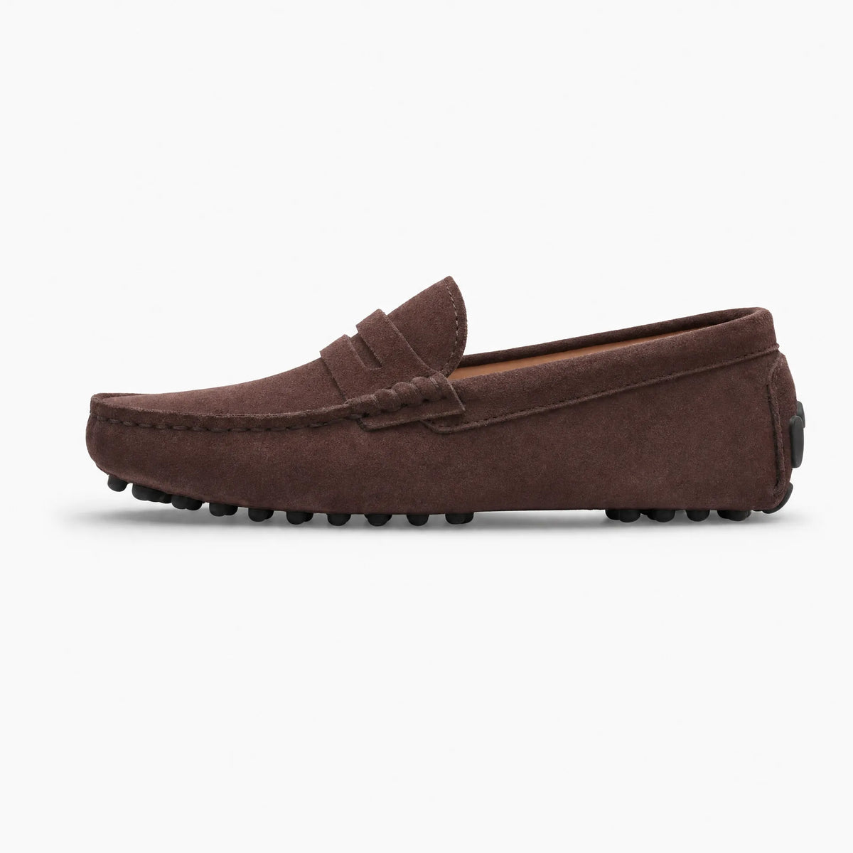 Gentry Morris Brown Driving Suede Loafers