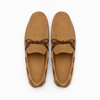 Gentry Morris Brown Suede Lace Up Loafers