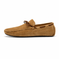 Gentry Morris Brown Suede Lace Up Loafers