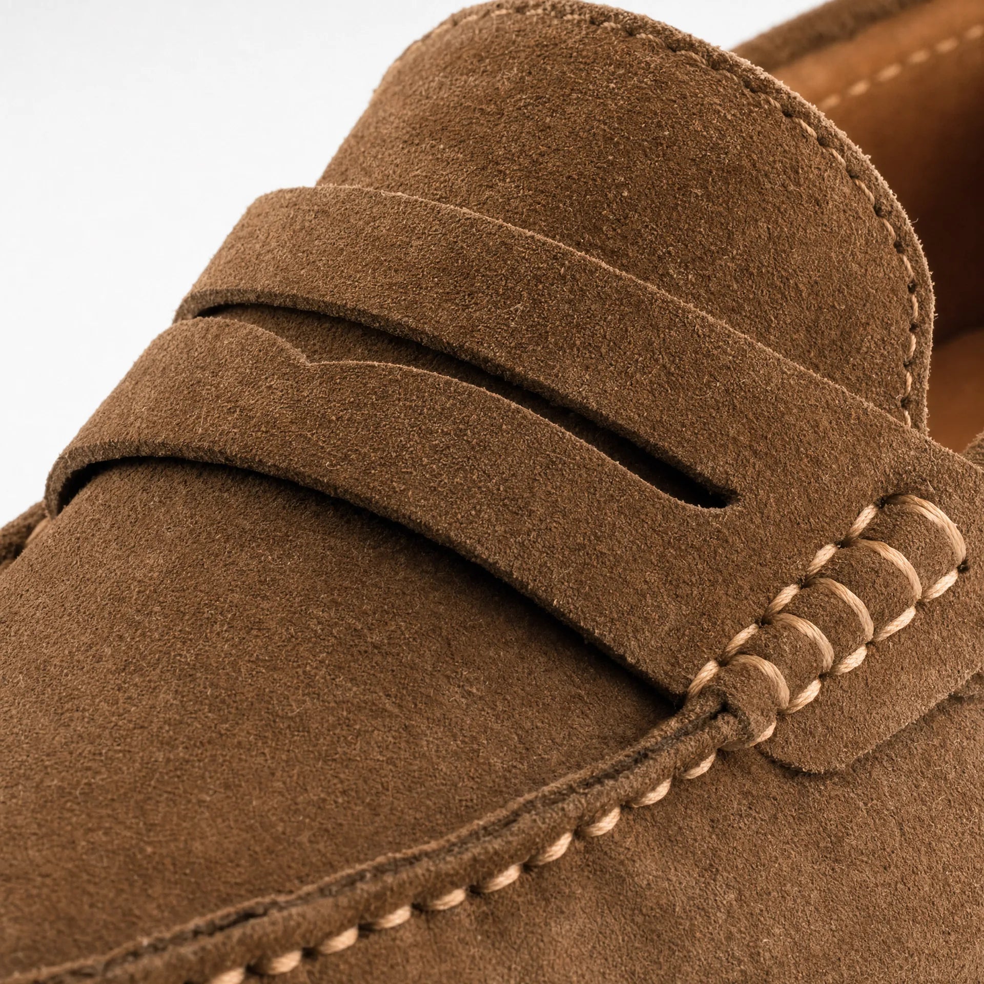 Gentry Morris Brown Suede Mens Loafers Smart