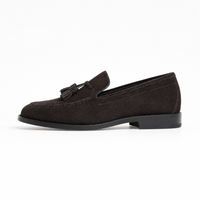 Gentry Morris Brown Tassel Loafers Block Heel