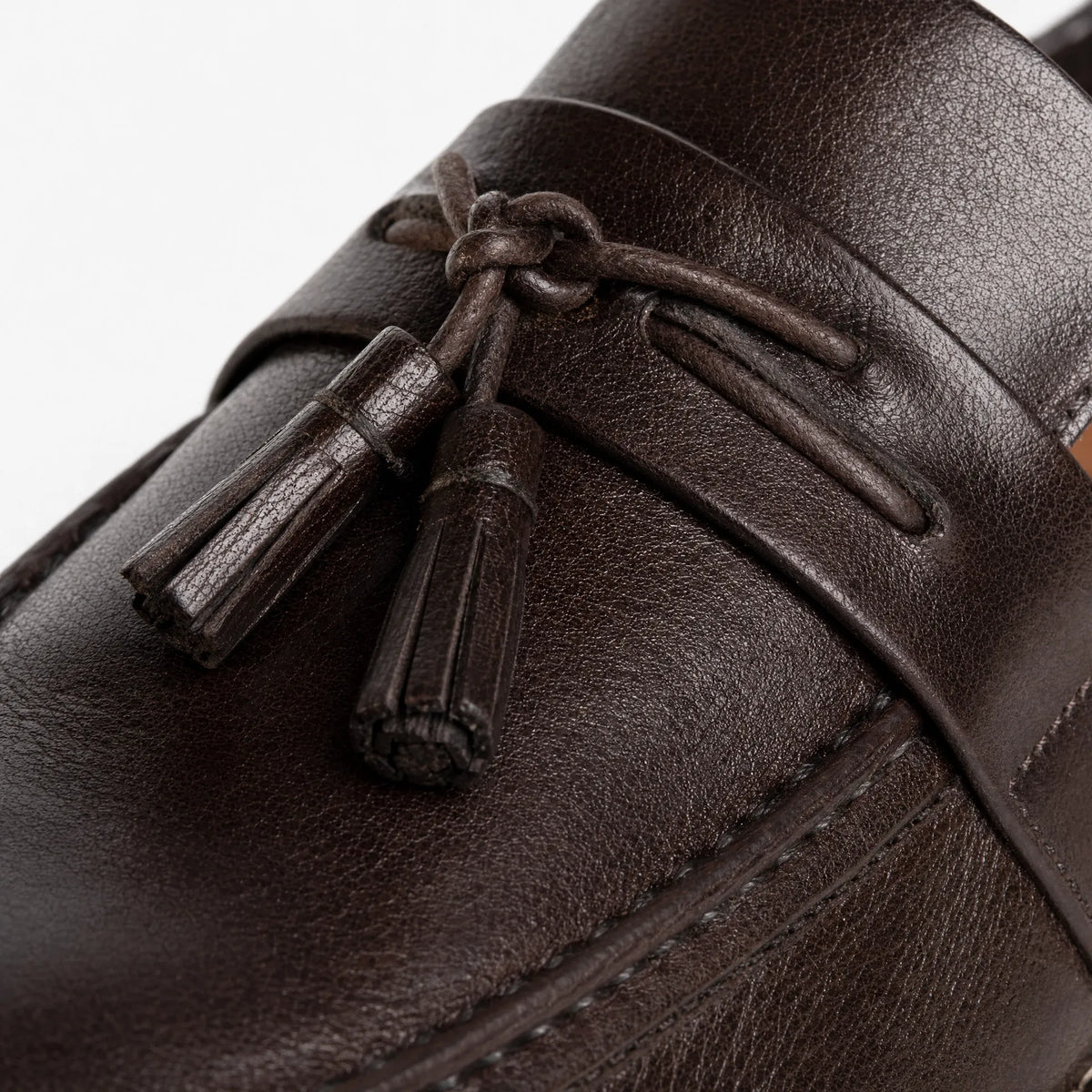 Gentry Morris Brown Tassel Loafers Chunky Sole