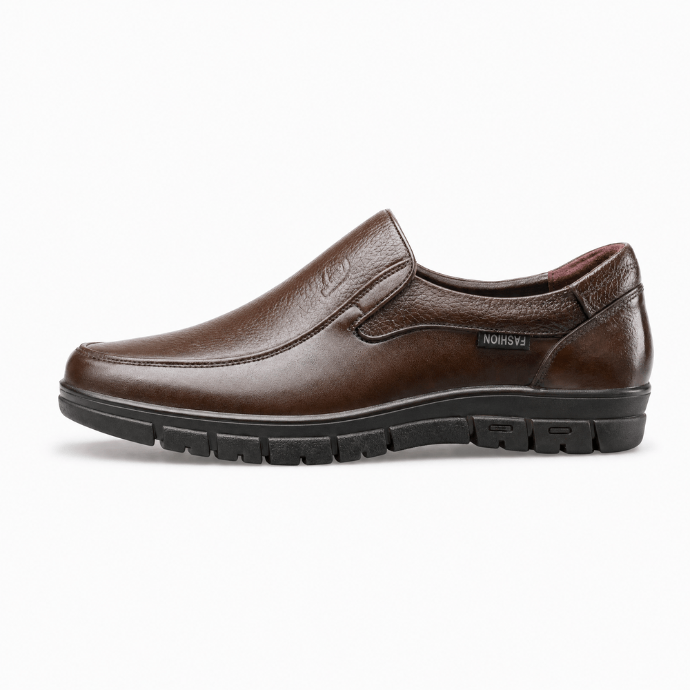Gentry Morris Brown Thick Sole Mens Loafers