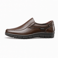 Gentry Morris Brown Thick Sole Mens Loafers