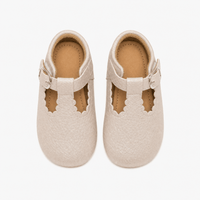 Gentry Morris Buckle Strap Baby Loafers Flat