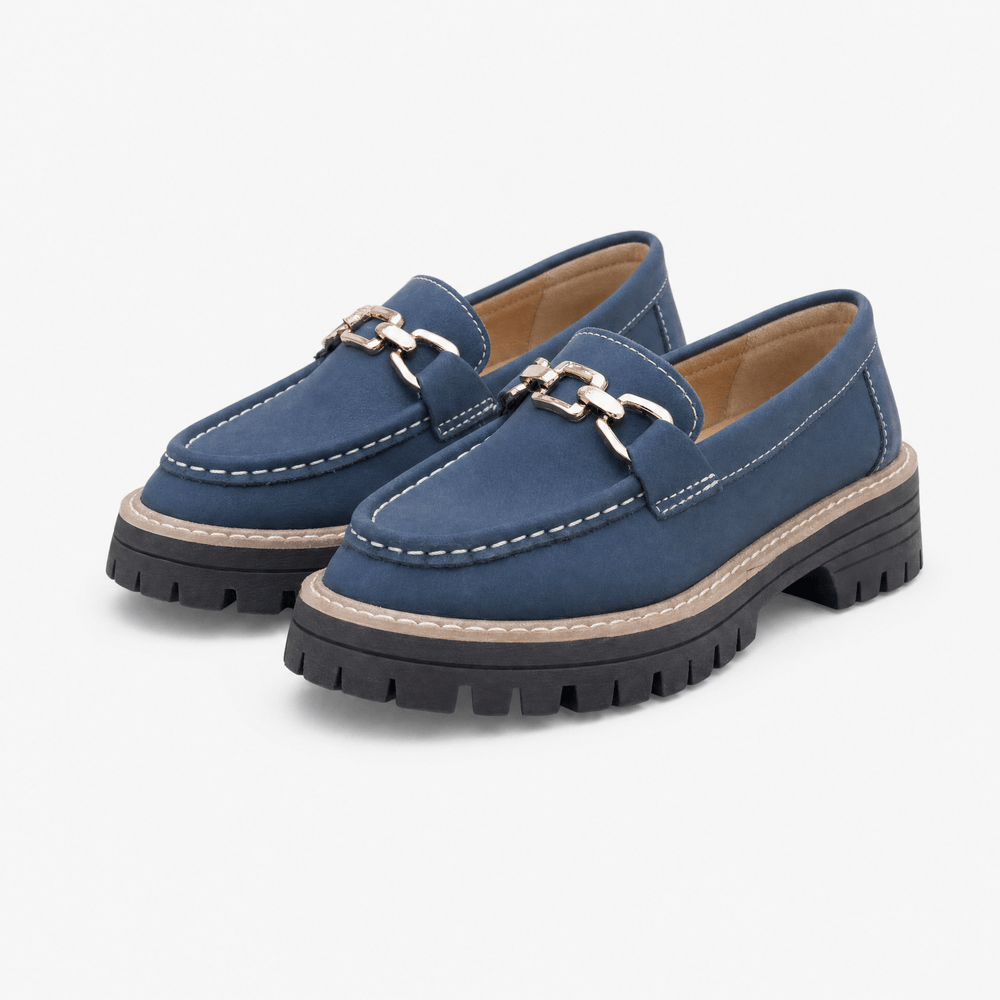Gentry Morris Chain Platform Loafers Chunky Sole
